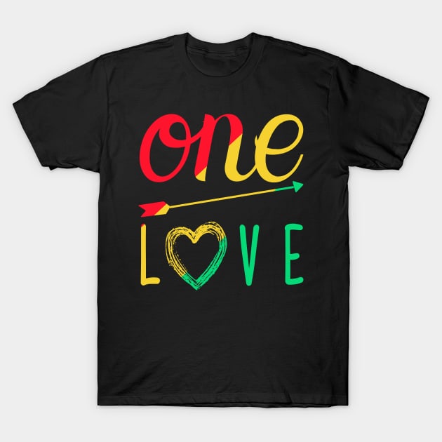 One Love T-Shirt by One Love Designs